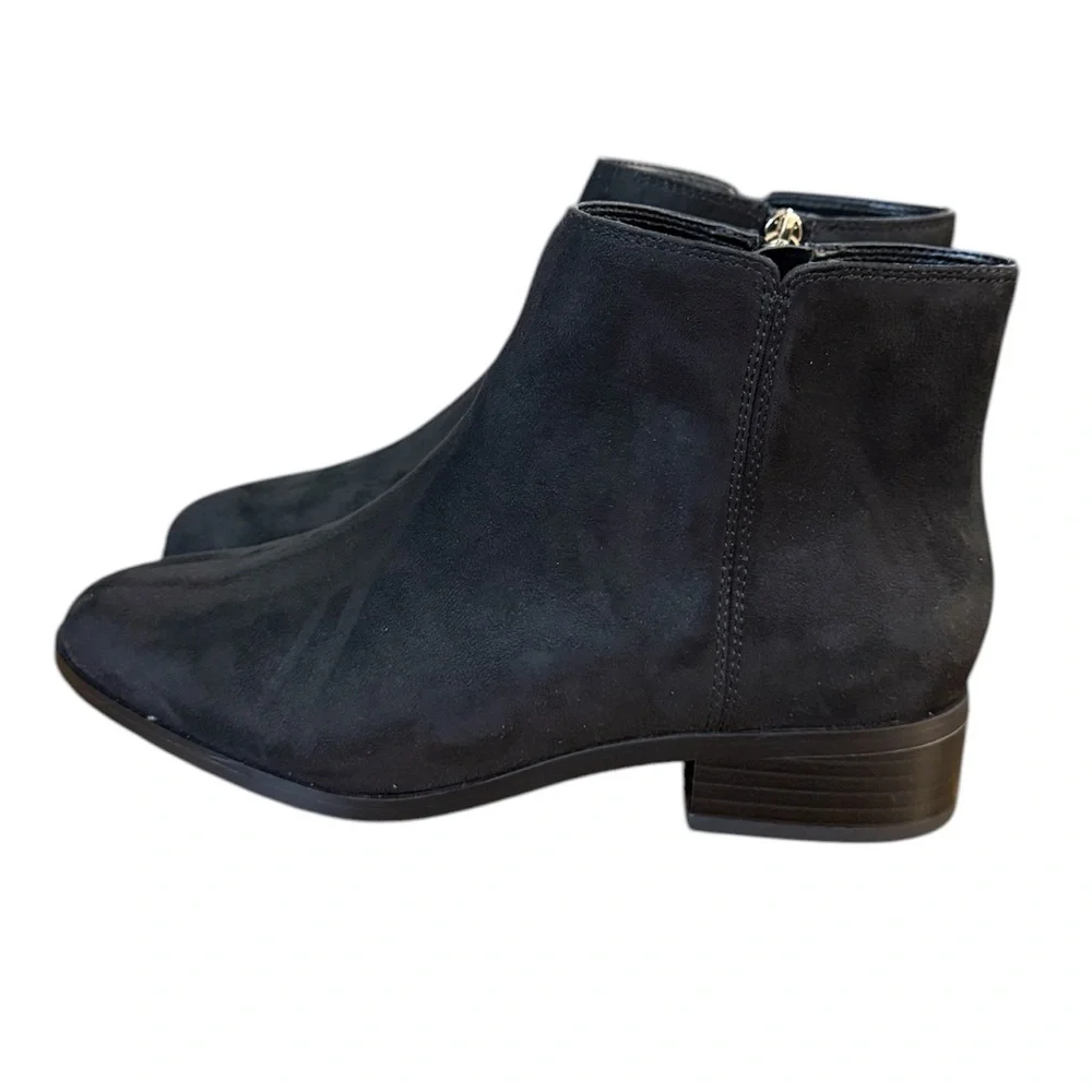 J.Crew Sueded Ankle Boots Women’s Size 6.5 Black